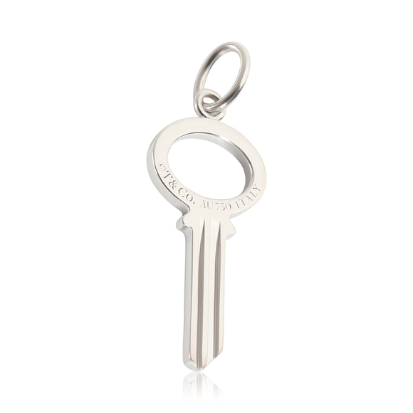 Tiffany & Co. Keys Fashion Pendant in 18k White Gold 0.05 CTW - Picture 2 of 4